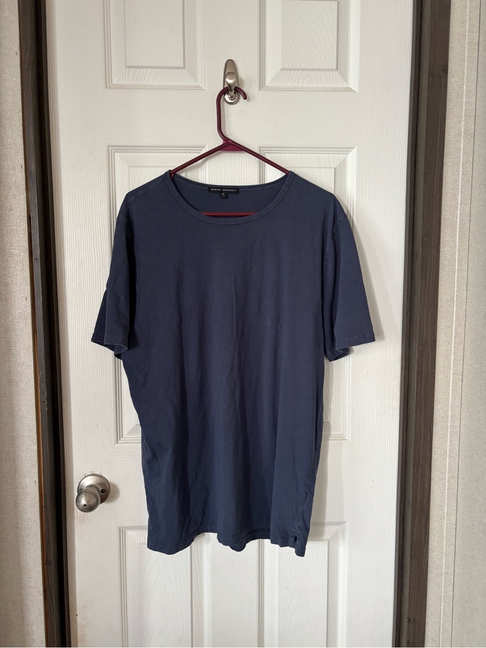 Robert Barakett Navy Short Sleeve Crew Tee